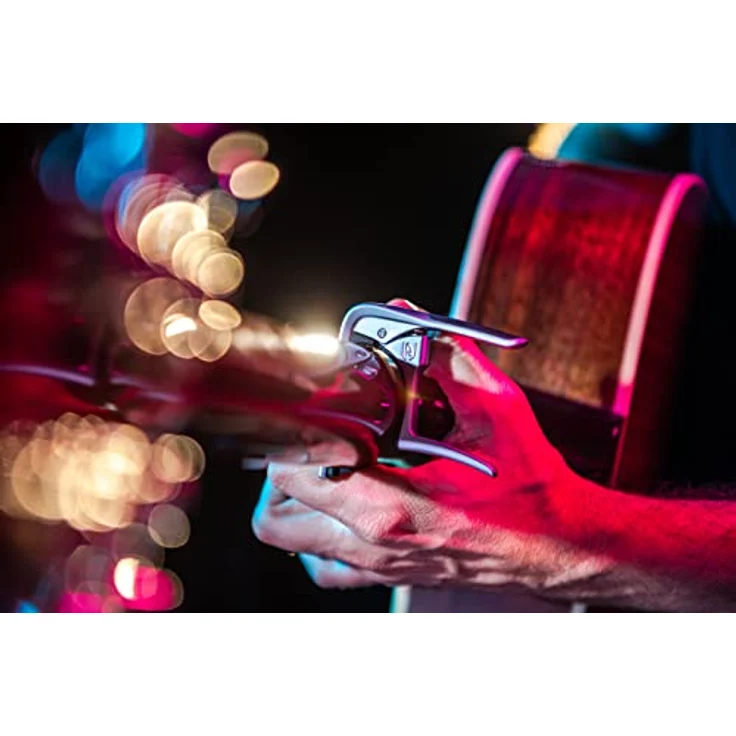 Dunlop Trigger Fly Capo GM, Kapodaster für Akustik- und E-Gitarre, gunmetal mit ergonomischem Griff und speziellem Federmechanismus – Bild 6