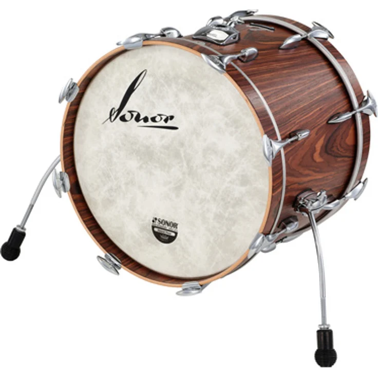 Sonor 18"x14" Vintage Series RSG, Bass Drum in Rosewood, Buche-Kessel, chrom Hardware, inkl. Bass Drum Rosette