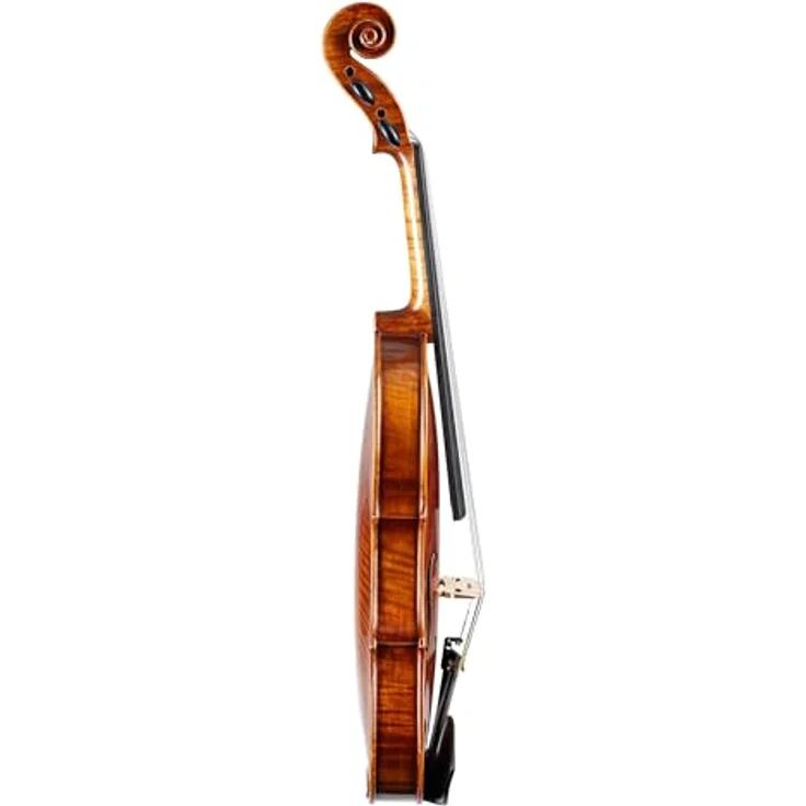Yamaha V10 SG, 4/4 Violine im Set mit Koffer und Bogen, massive Fichtendecke und flammender Ahornboden, handgefertigte Öl-Lackierung, Ebenholzgriffbrett – Bild 4