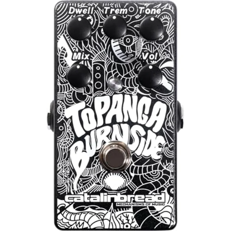 Catalinbread Topanga Burnside, Gitarren-Effektgerät mit Röhren-Federhall Emulation und Tremolo-Regler – Bild 1