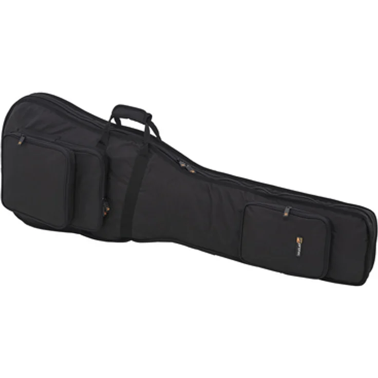 Protec Deluxe E-Bass Gig Bag CF-233, robuster E-Bass Gig Bag aus wasserabweisendem 1000 denier Nylon, schwarz, mit 25mm Polsterung und Rucksacktragegurten