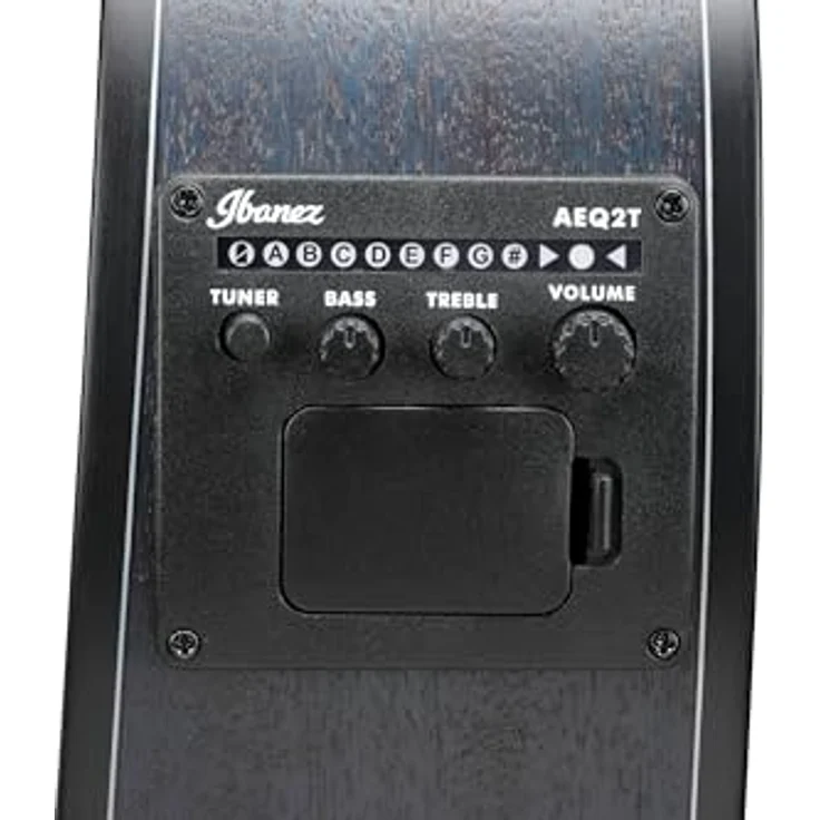Ibanez GA5FMTCE-OB, Konzertgitarre mit Sapele Korpus und geflammter Ahorn-Decke, Open Pore Blueberry, Cutaway, AEQ-2T Preamp mit Stimmgerät – Bild 7