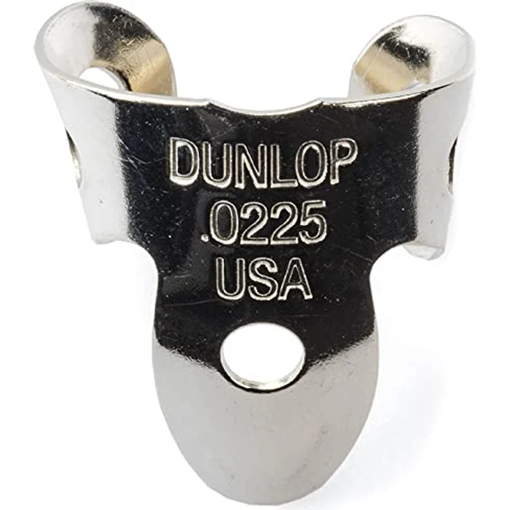 Dunlop Nickel Silver 4F 1T .0225 IN, Plektrumset mit 4 Finger- und 1 Daumenpick aus Neusilber für Banjo und Akustikgitarre – Bild 2
