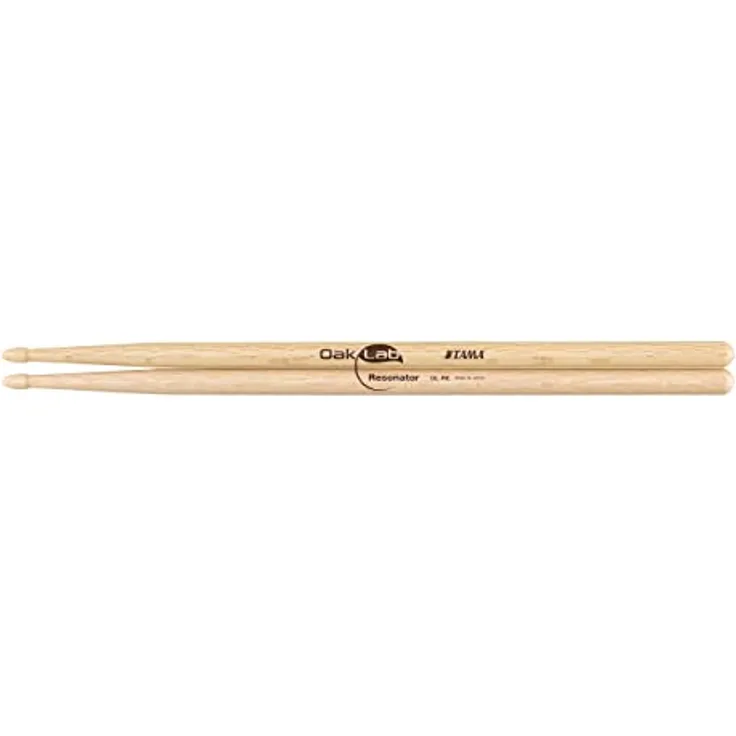 Tama Oak Lab Resonator Drum Sticks, OL-RE, aus japanischer Eiche, 410mm Länge, 15,25mm Durchmesser, Arrow Tip für kräftigen Sound