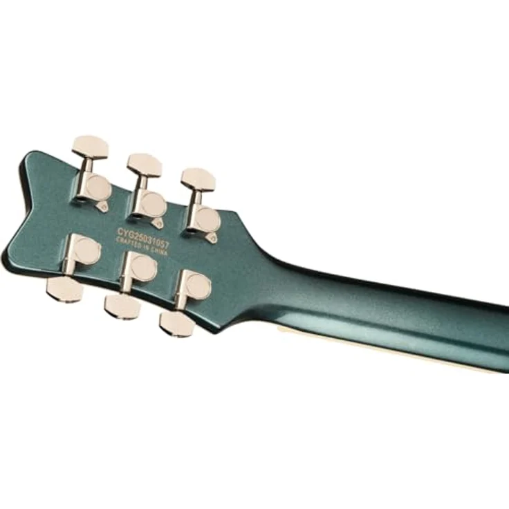 Gretsch Electromatic Jet Club DG, E-Gitarre in Druid Green mit Mahagoni Korpus, 2 PureVolt Twin Six Humbucker, 22 Bünde – Bild 7