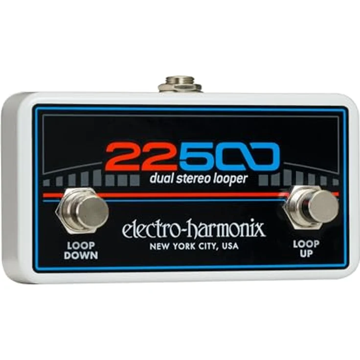 Electro Harmonix 22500 Foot Controller, Fußcontroller für 22500 Dual Stereo Looper, kompakte Maße 70x115x57 mm – Bild 2