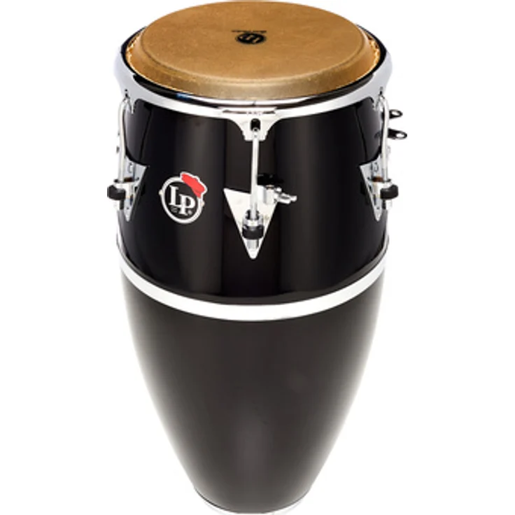 LP 559X-1BK, 11 3/4" Conga der Patato Line Serie, Fiberglas in schwarz, Comfort Curved II Rims, Chrome Hardware – Bild 1