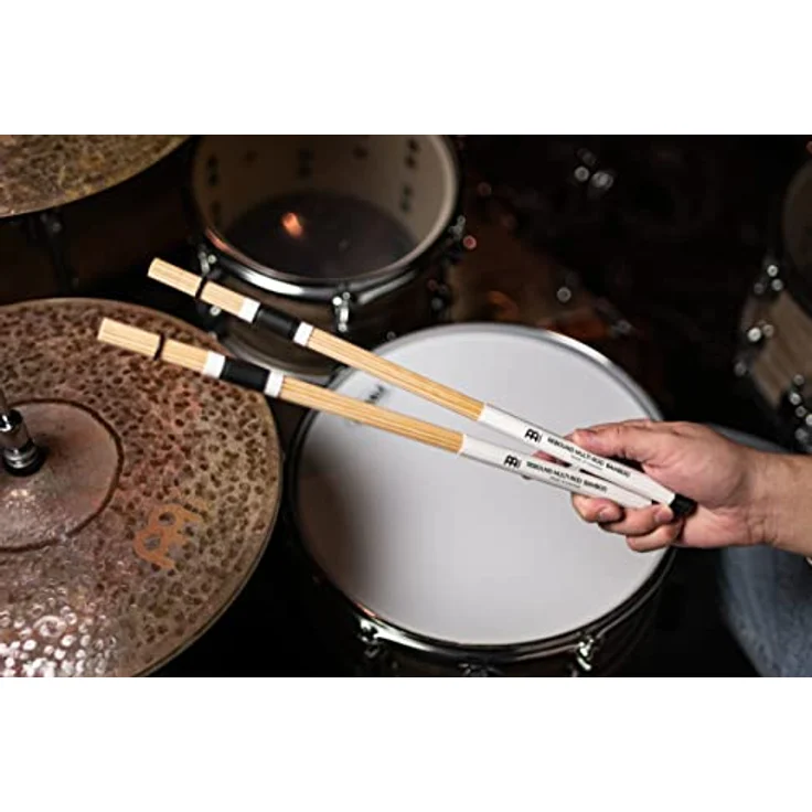 Meinl SB209 Multi-Rod Bamboo, Drumsticks aus Bambus mit Schaumstoffkern und Gummiringen zur Klangregelung, 15,9 mm Durchmesser, 40,1 cm Länge – Bild 2