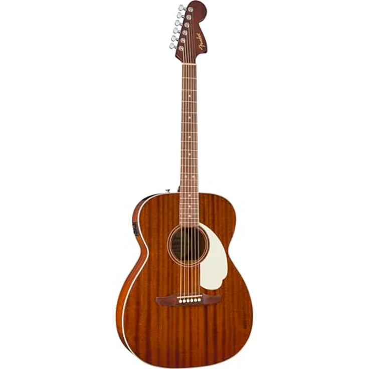 Fender CA STD Monterey E IPG NAT SAP, Westerngitarre mit Elektronik, Fichtendecke, Sapele-Korpus, Natural Sapele, 20 Vintage Bünde – Bild 3