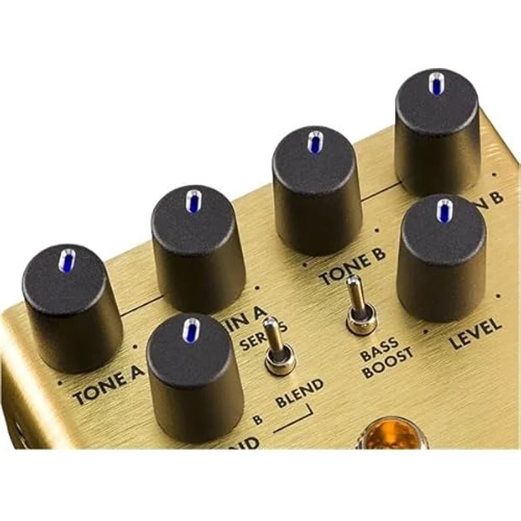 Fender Pugilist Distortion Pedal, Effektpedal mit Distortion, Tone A/B, Drive A/B, Bass Boost, Blend/Serie Toggle – Bild 4