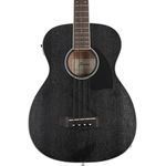 Ibanez PCBE14MH-WK, Akustik-Elektrik Bass Grand Concert mit Okoume Decke und Wettered Black Finish, 20 Bünde, AEQ-2T Preamp mit Stimmgerät