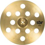 Sabian 16" SBR O Zone, druckvolles Crash-Becken aus SBr Messing für Akzente, einjährige Garantie