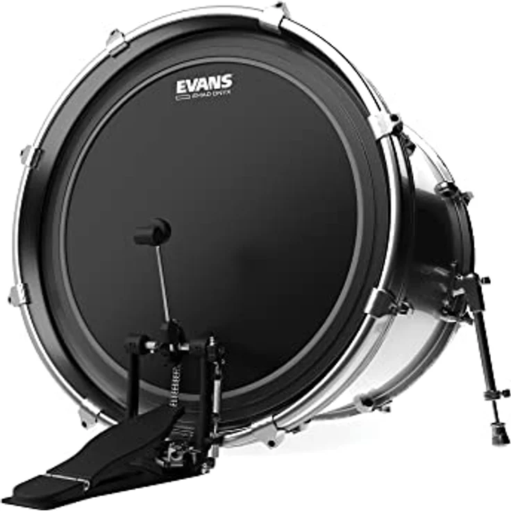 Evans BD20EMADONX, 50,8 cm (20 Zoll) Bassdrumfell Onyx, matt schwarz, 0,254 mm Fellstärke – Bild 2