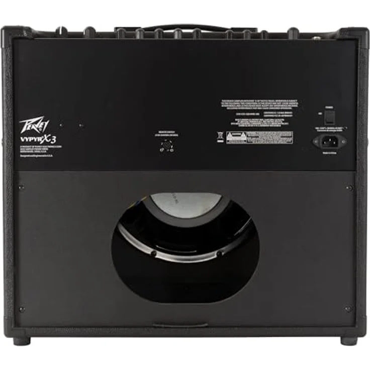 Peavey Vypyr X3, 100 Watt Modelling-Combo für E-Gitarre, Bass und Akustikgitarre mit 36 Onboard-Amp-Modellen, Effekten und Bluetooth, schwarz – Bild 4