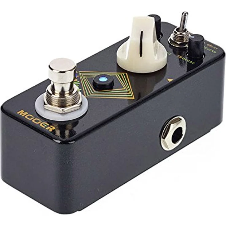 Mooer EchoVerb, Digital Delay und Reverb Effektpedal mit True Bypass und Tap-Tempo Funktion – Bild 4