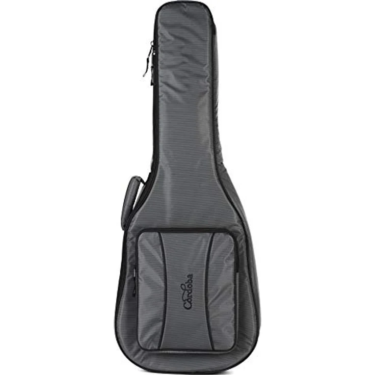 Cordoba Deluxe-Gigbag für 7/8 Gitarren, wasserabweisendes Nylon, mit Rucksack-Schultergurt und großer Reißverschlusstasche