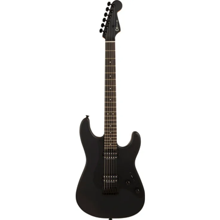 Charvel PM PLUS SRS SC1 HH HT EB SE, E-Gitarre im Scorched Earth Finish mit Seymour Duncan Humbuckern und Ebenholzgriffbrett