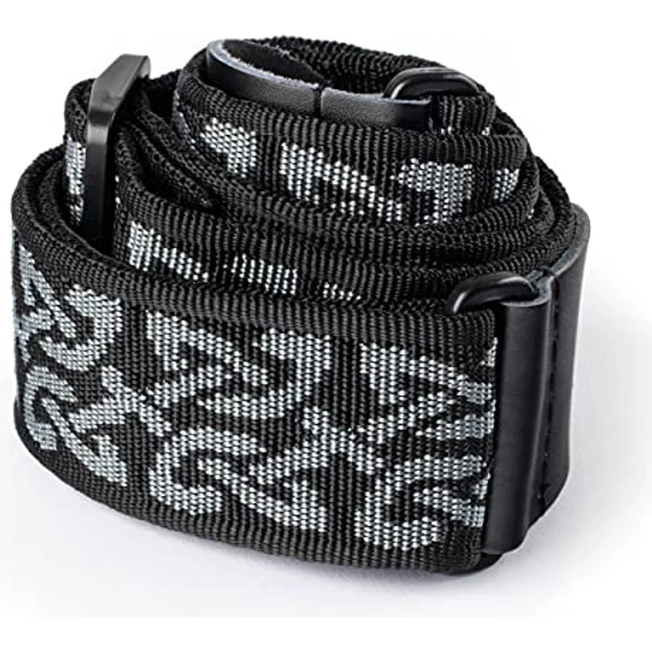 Dunlop Classic Celtic Gray Strap, Gitarrengurt aus Polyester mit Lederendstück, verstellbar von 104 cm bis 183 cm, graues Keltisches Design – Bild 1