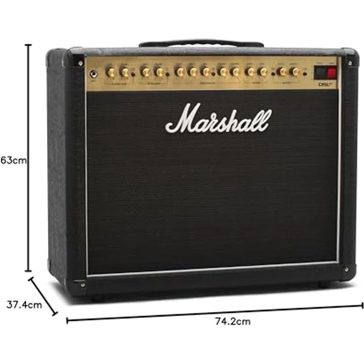 Marshall DSL40CR, Vollröhren E-Gitarren-Combo mit 40 Watt, 12" Celestion V Type Lautsprecher, 2 Kanäle, inkl. Doppelfußschalter – Bild 10