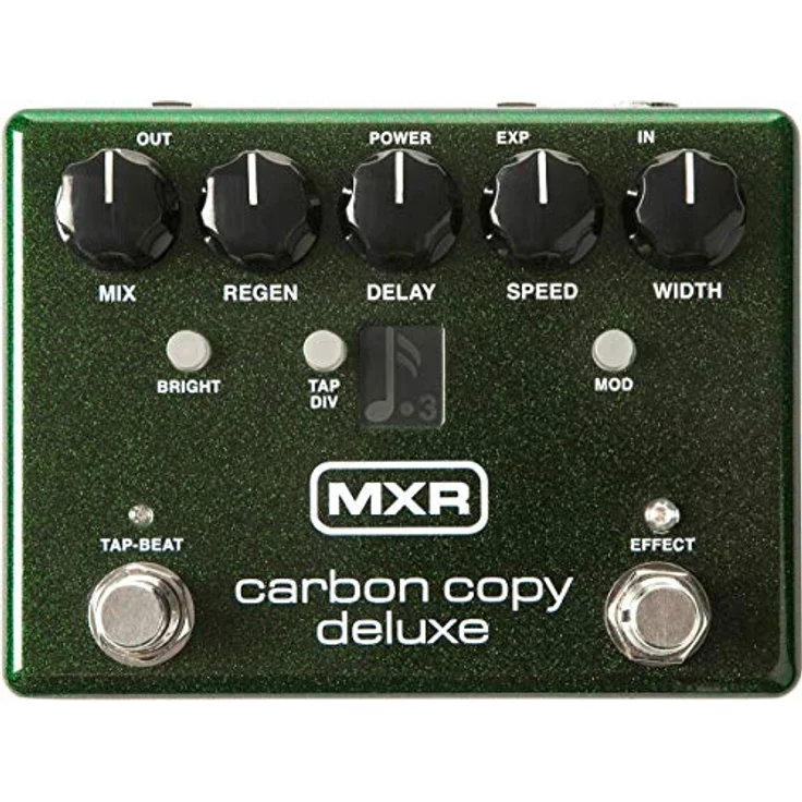 MXR M 292 Carbon Copy Deluxe, Analog Delay mit bis zu 1,2 s Verzögerungszeit und vier Taptempo-Unterteilungen – Bild 1