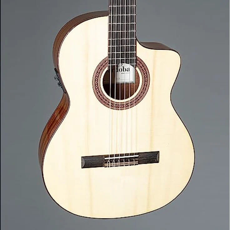 Cordoba C5 CE Spruce Iberia, Konzertgitarre elektrisch mit Fishman Presys Pickup, Cutaway, massive Engelmann Fichtendecke, Mahagoni furniert, natur – Bild 6