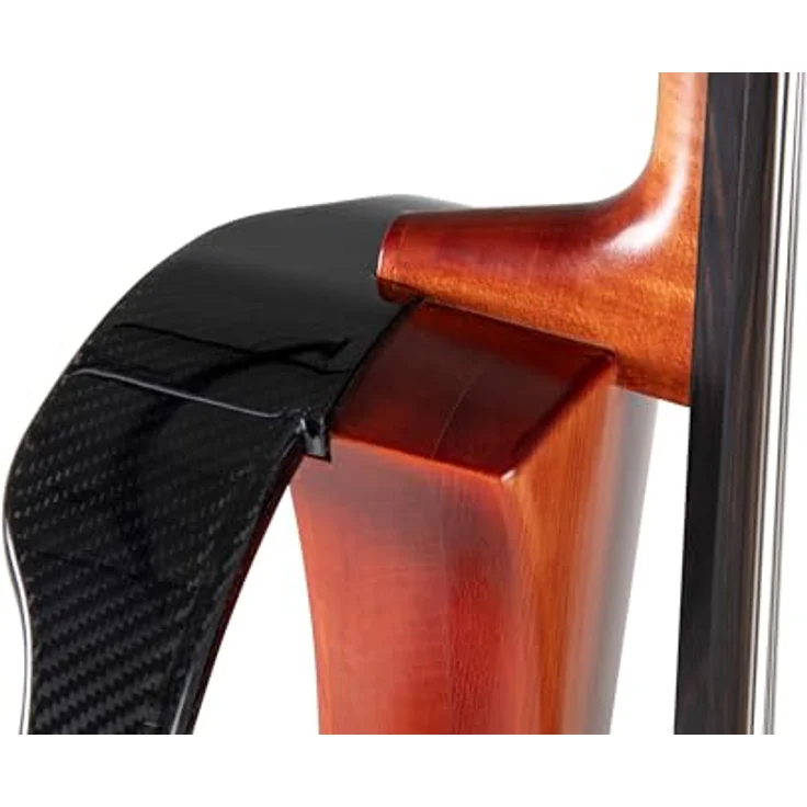 Gewa Novita 3.0 Electric Cello RB, E-Cello mit Sichtlackierung, Korpus aus Linde, Bodenplatte und Hals aus Ahorn, rotbraun – Bild 4