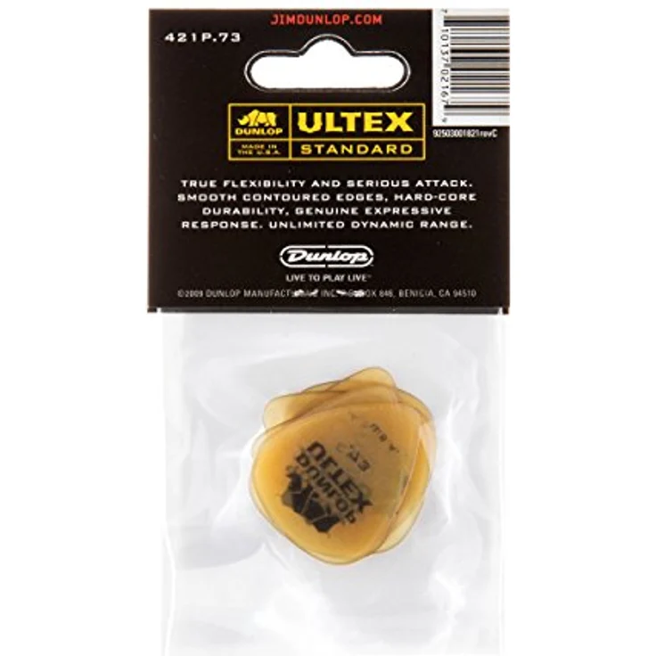 Jim Dunlop Ultex Plektrum, 0,73 mm, 72 Stück, Made in USA – Bild 3