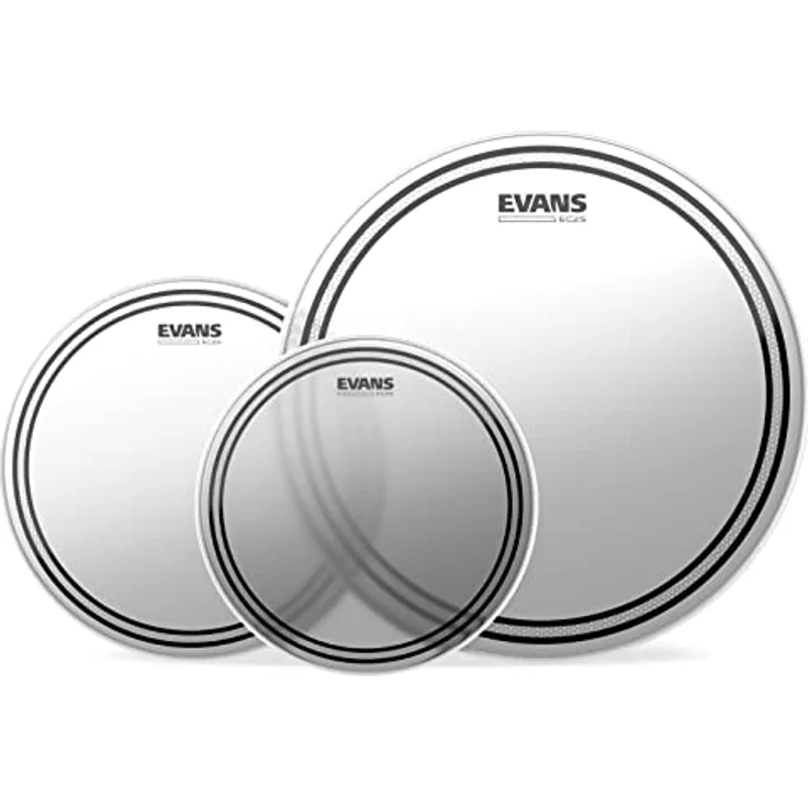 Evans EC2S Fusion 2 Set Frosted, Schlagzeugfelle 10" - 12" - 16", doppellagig mit Sound Shaping Technology – Bild 1