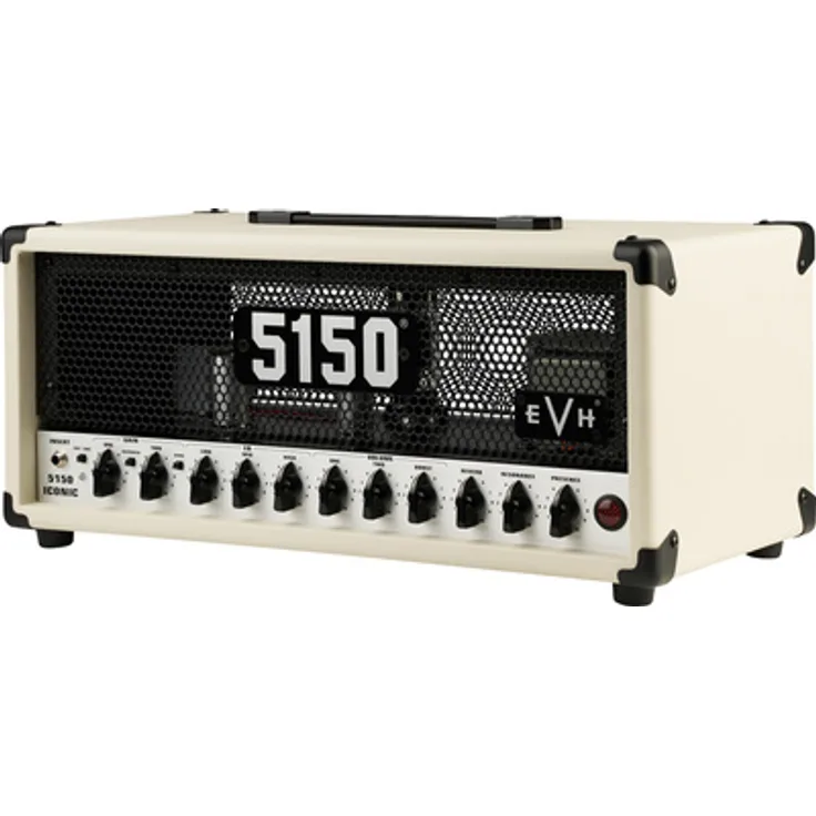 Evh 5150 Iconic 15W 6L6 Top IV, Röhrenverstärker für E-Gitarre mit 2 Kanälen, Ivory