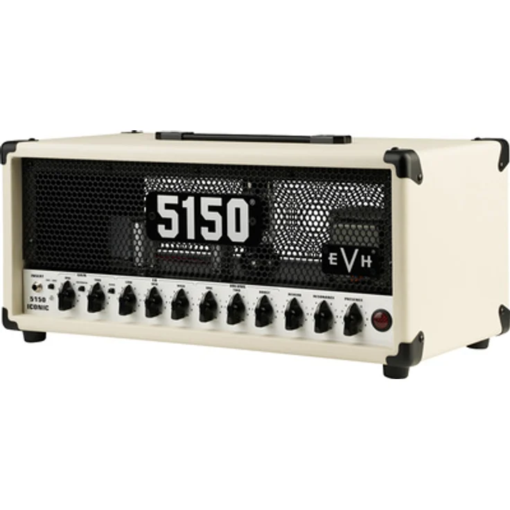 Evh 5150 Iconic 15W 6L6 Top IV, Röhrenverstärker für E-Gitarre mit 2 Kanälen, Ivory