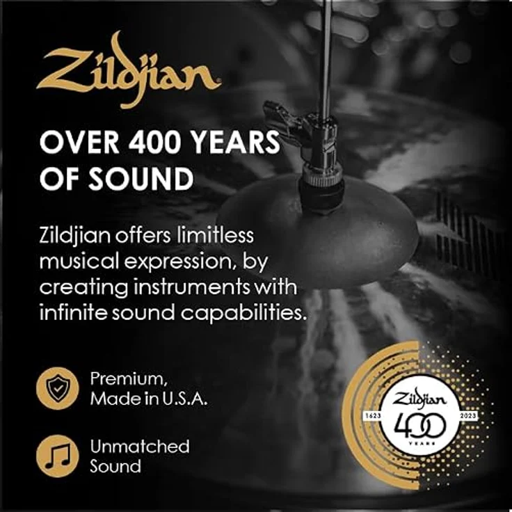 Zildjian 13" A-Series New Beat Hi-Hat, Schlagzeugbecken mit abgerundetem Sound und optimaler Stockverarbeitung – Bild 7