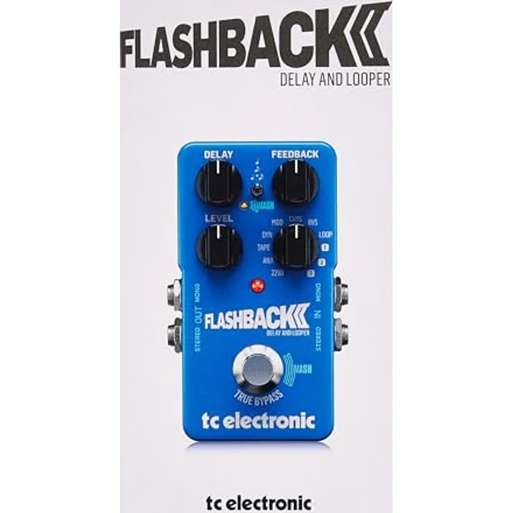 TC Electronic FLASHBACK 2 DELAY, Delay-Pedal mit MASH-Fußschalter, Crystal-Delay, 8 Delay-Modi und 3 TonePrint-Slots – Bild 2