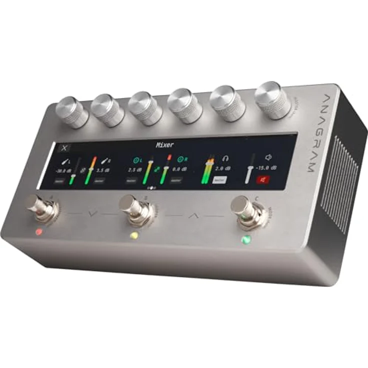 Darkglass Anagram, Multi-Effektpedal für E-Bass mit Neural Amp Modeler und 6 Multifunktions-Reglern, made in Finland – Bild 5