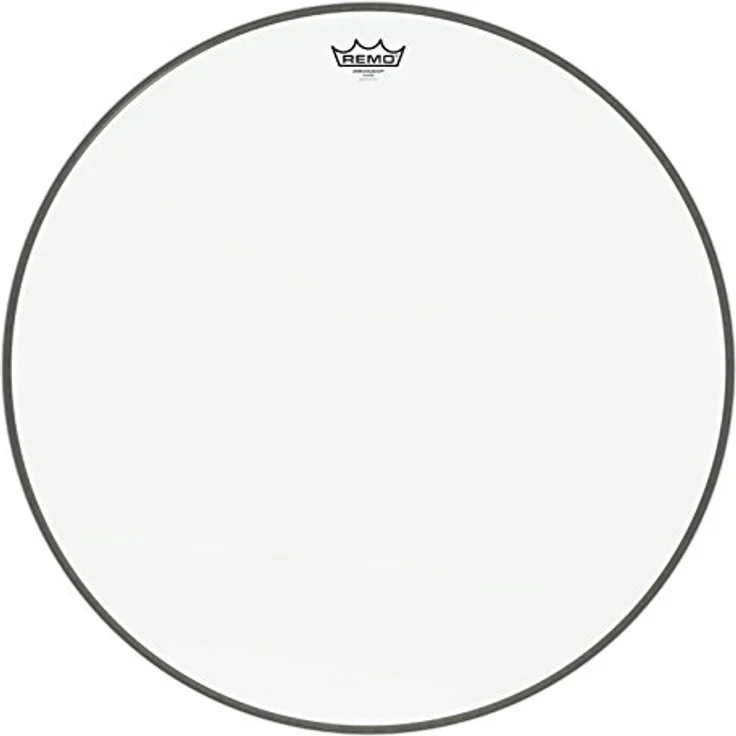 Remo 26" Ambassador Clear Bass Drum, einschichtiges Schlagzeugfell mit offenem, obertonreichem Sound – Bild 1