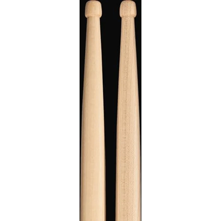 Meinl 5B Hybrid Maple Drumsticks, Hard Maple Holz, medium Gewicht, 413 mm Länge, eichel-/fassförmiger Holzkopf, made in Germany – Bild 8