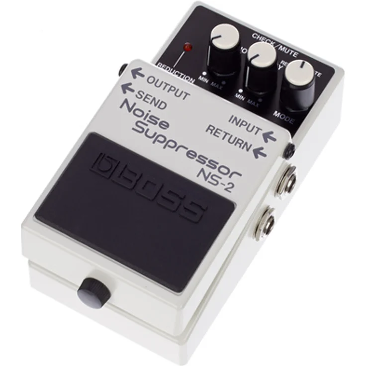 Boss NS-2 Noise Suppressor, Effektpedal für E-Gitarre zur Rauschunterdrückung ohne Klangverfälschung