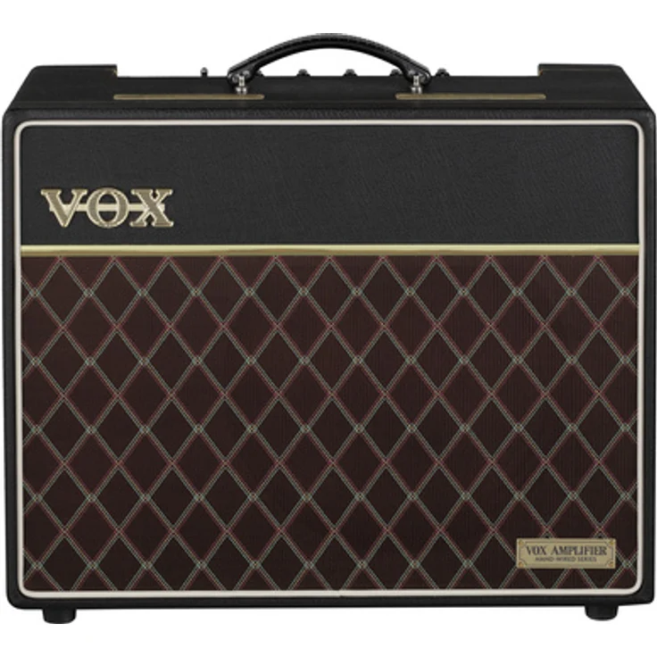 Vox AC10 Handwired, Röhren Combo Verstärker für E-Gitarre, 10 Watt, mit 12 Zoll Celestion G12M Lautsprecher, Schwarz