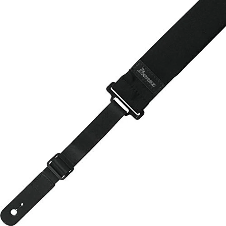 Ibanez GSF50BK Powerpad Gurt, komfortabler Gitarrengurt mit verstellbarer Länge bis 1.350 mm, schwarz – Bild 2