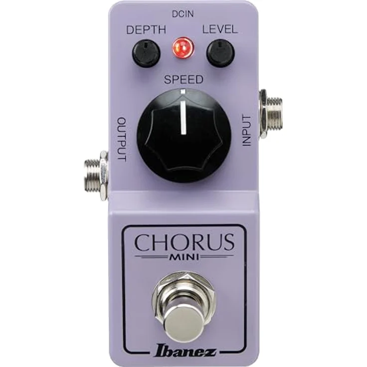 Ibanez CSMini Chorus Pedal, Gitarren-Effektgerät mit True Bypass, Speed, Depth und Level Reglern, Made in Japan – Bild 2