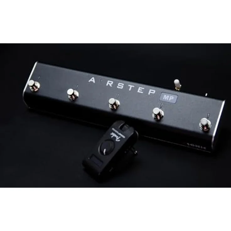 Xsonic Airstep MP Edition, kabelloser Fußschalter für Gitarren-Effektgeräte mit Plug-and-Play, 100 Stunden Akkulaufzeit, Aluminium-Gehäuse – Bild 3