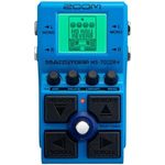 Zoom MS-70CDR+ MultiStomp Gitarren-Multi-Effektpedal mit 149 Effekten, Reverb, Modulation, Chorus, Delay, blau