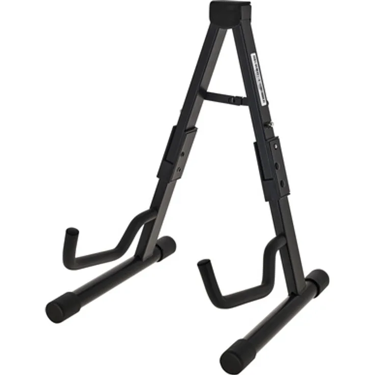 Millenium GS-2002 A, Gitarrenständer für Akustikgitarre, schwarz, zusammenfaltbar mit Korpuspolsterung, leicht 1,1 kg