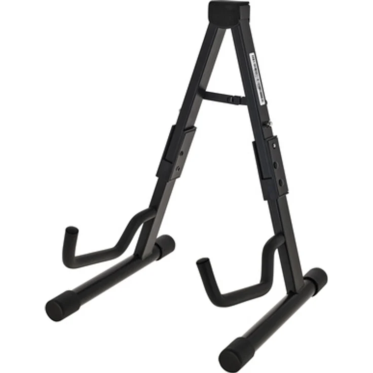 Millenium GS-2002 A, Gitarrenständer für Akustikgitarre, schwarz, zusammenfaltbar mit Korpuspolsterung, leicht 1,1 kg
