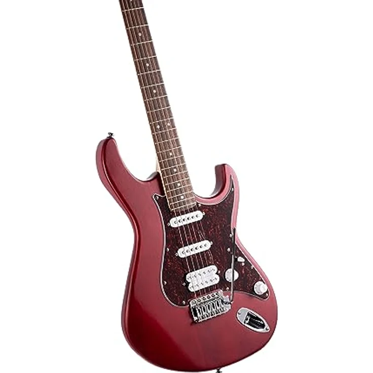 Cort E-Gitarre G110OPBC, elektrische Gitarre in Orange mit hervorragendem Klang und Verarbeitung – Bild 2