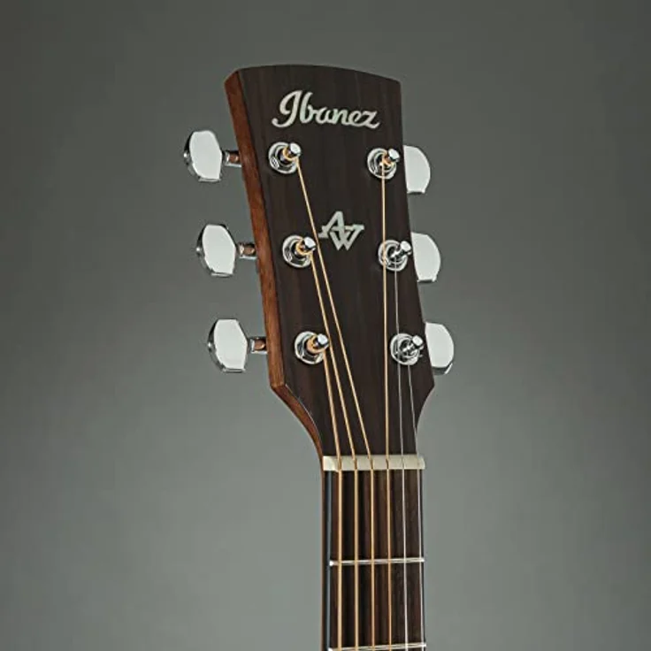 Ibanez AW65ECE-LG, Westerngitarre Dreadnought Cutaway mit massiver Zederndecke, Okume Boden und Zargen, Fishman Sonicore Tonabnehmer, Farbe: Natur – Bild 5