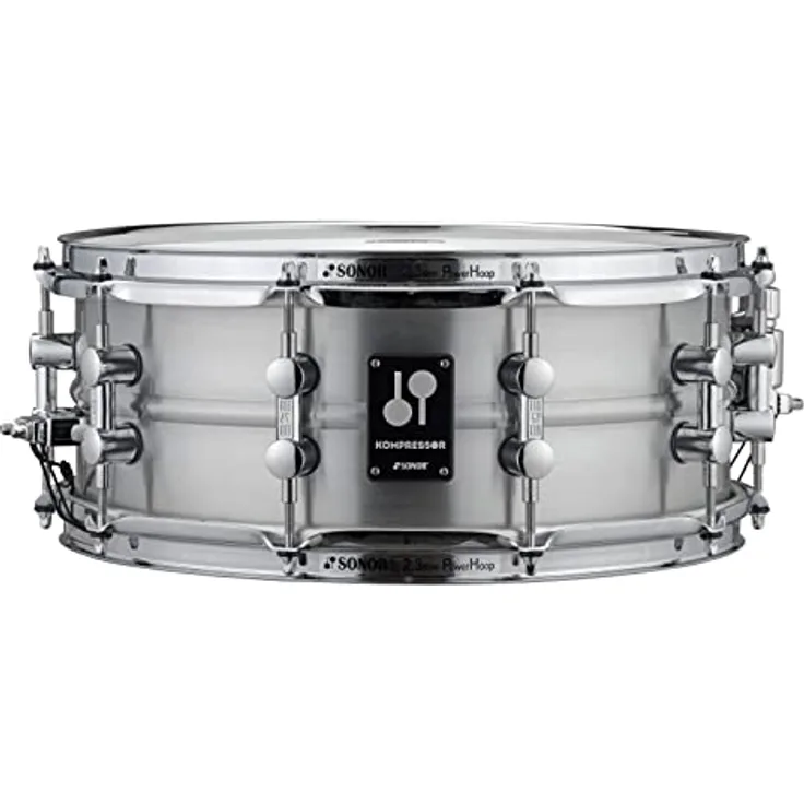 Sonor SDA Kompressor Snare 14"x5,75" Aluminium - Snare Drum mit ausgewogener Verarbeitung für optimale Klangqualität