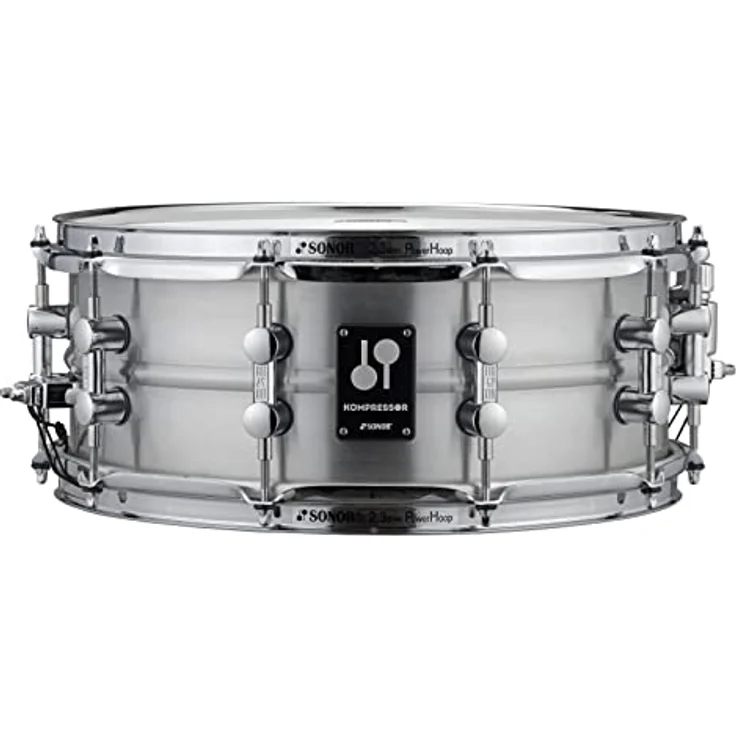 Sonor SDA Kompressor Snare 14"x5,75" Aluminium - Snare Drum mit ausgewogener Verarbeitung für optimale Klangqualität – Bild 1