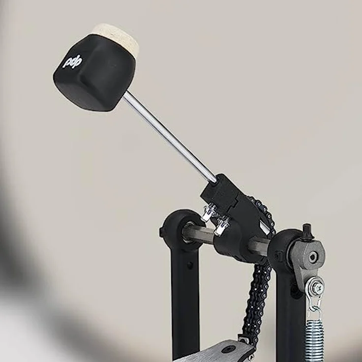 DW PDP 800 Double Pedal, Doppelfußmaschine mit Doppelkette, Filz/Kunststoff Beater und einstellbarer Federspannung – Bild 2