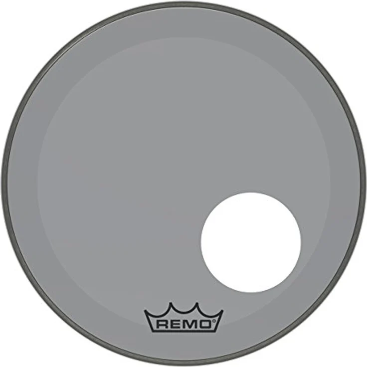 Remo 20" P3 Colortone Reso Purple, Bass Drum Resonanzfell mit 5" Mikrofonloch, lila, 10 mil stark, kräftiger Ton mit kurzem Sustain – Bild 4