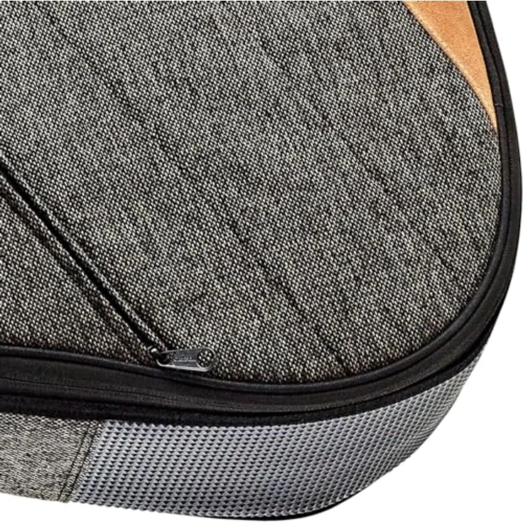 Ortega OSOCACL-MO Soft Case Classic, Gitarrenkoffer für 4/4 Konzertgitarre, Leinen/Baumwolle, 22mm Polsterung, Farbe: mocca – Bild 5